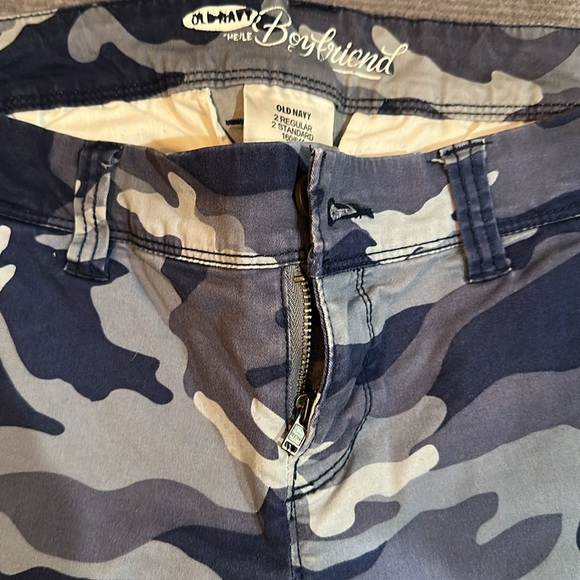 Old Navy- 3-pair chino bundle women's size 2. Boyfriend cut. - Picture 2 of 5